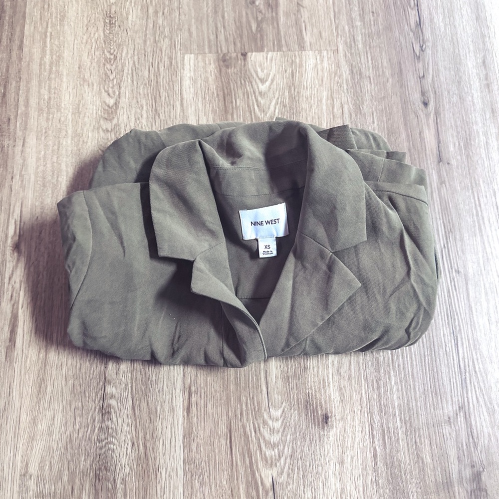 Nine West Khaki Women's Blazer